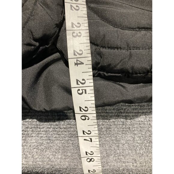 Faded Glory Puffer Vest Womens Large Black Quilted Outdoor Hike Winter Zip Up - Picture 6 of 8